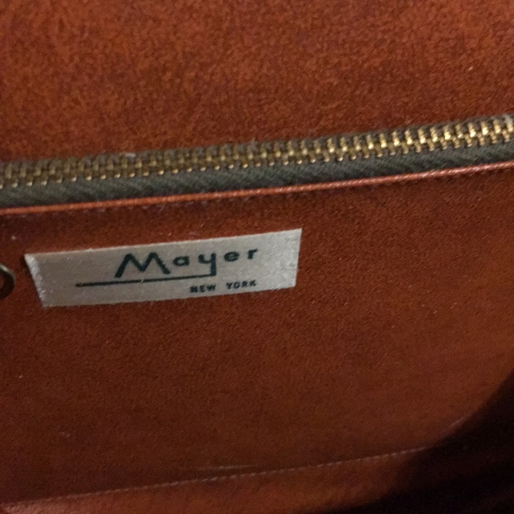 Vintage NY Mayer bag black classy brass - Picture 3 of 6